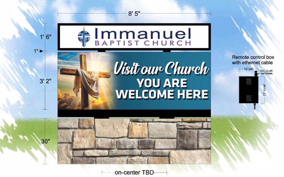Update On Church Sign