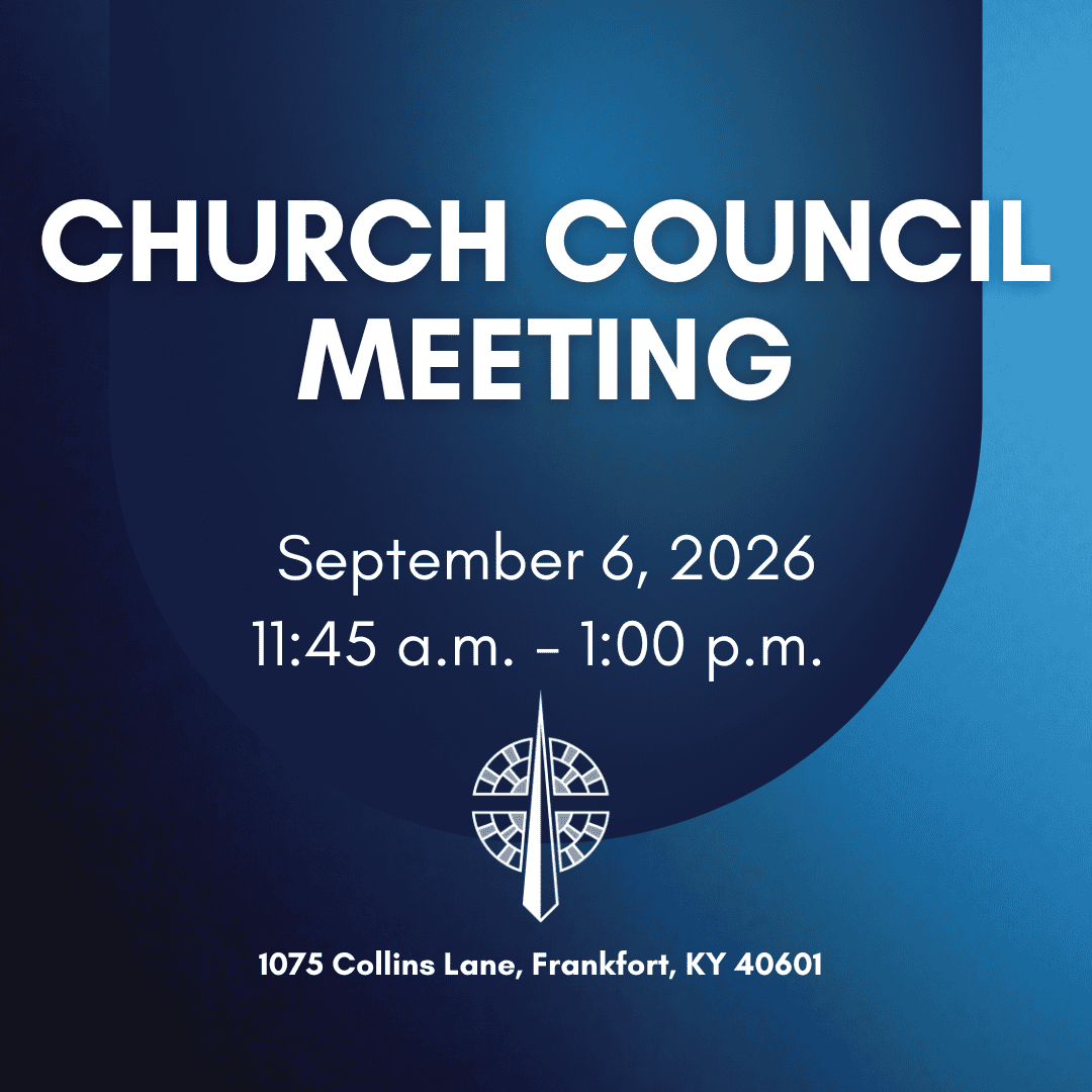 September Church Council Meeting